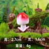 Hongo Colorido Sólido Colorido Simulado Bonsái Jardinería Colgante Adornos Paisajísticos Regalos Creativos DIY Accesorios de Resina Accesorios