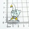 Insignia Nueva Creativa Transfronteriza Europea y Americana Pato de Dibujos Animados Cachorro Doctor Broche Insignia de Metal Accesorios para Ropa