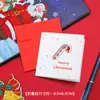 Tarjetas Pequeñas Creativas Coreanas al por Mayor Gracias Bendiciones Festival Año Nuevo Acción de Gracias Nochebuena Tarjetas de Felicitación Navideñas Personalizadas