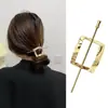 Coreia Dongdaemun nyunyu Metal ins Estilo Frio Elegante Retro Elegante Grampo de Cabelo Top Clip Grampo de Cabelo 2020 Novo