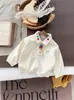 Roupas Infantis de Verão Novo Estilo Versão Coreana Roupas Infantis Primeira Festa de Aniversário Crianças Meninos Meninas Bebê Desenho Animado Manga Longa Estampadas Roupas Pequenas