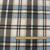 Tela de Cuadros Otoño e Invierno de 225g, Tela de Cuadros de Poliéster-Algodón Cepillado de Hilo Teñido de 7 Count, Adecuada para Camisas, Decoraciones de Cojines y Manteles