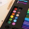 Escova infantil infantil 180 peças de caixa de presente para pintura tinta aquarela lápis de cor bastão de pintura a óleo material de escritório presentes prêmios atacado