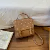 Mochila de Moda de Gama Alta con Bloques de Color para Mujer 2026 Nueva Versátil Casual Mochila de Espalda Multifuncional Pequeña para Viajes Escolares