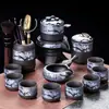 Juego Automático de Té de Arcilla Púrpura Original Juego de Té Kung Fu Venta al por Mayor Regalo Promocional para Oficina y Hogar Caja de Regalo con Logo