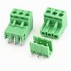Terminal de fiação plug-in macho-fêmea PCB 2EDG5.08MM espaçamento conector plug-in abertura pino curvo