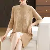 Ropa de Maternidad Transfronteriza Estilo Nuevo Primavera y Otoño Estilo Chino Reductor de Edad Ajustado Delgado Muestra Delgadez Conjunto de Dos Piezas Conjunto Versátil Ajustado para Mujeres de Mediana Edad y Mayores Falda