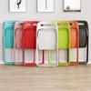 Silla Plegable Taburete Respaldo Plástico Portátil Simple Dormitorio Creativo Computadora Oficina Hogar Exterior Adulto Silla de Comedor