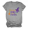 No puedes asustarme Amazon eBay sitio independiente camiseta casual y elegante para mujer de cuello redondo y manga corta
