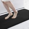 Alfombrillas de Baño de Venta Caliente Transfronterizas, Absorbentes de Agua, Antideslizantes, Alfombrillas de Piso de Baño de Franela Engrosada de Color Sólido, Se Pueden Personalizar para la Entrega