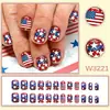 Exportação europeia e americana, arte de unhas única e estilosa para uso diário, comprimento médio, fábrica original, atacado disponível, produtos acabados