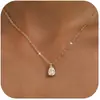 Colar Gargantilha Corrente de Coração e Lábios Novo Estilo Transfronteiriço Europeu e Americano Pingente de Laço em Forma de Coração de Cobre Choker Joia da Moda para Mulheres