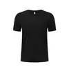 Camiseta de Manga Corta con Cuello Redondo Estilo Nuevo Verano 2026 Negra y Blanca Camisa Cultural Camisa Publicitaria Uniforme de Grupo Personalizado con Bordado de Logo
