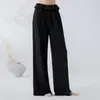 Pantalones de Práctica de Baile Latino Clásico Moderno para Mujer Moldeadores de Cuerpo Yoga Pilates Rectos Acampanados Tubo Entrenamiento Pantalones Bud para las Cuatro Estaciones