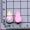 Tamaño pequeño Animal de Dibujos Animados Lindo Gato Lazo Lazo Uña Horquilla Horquilla Cuerda para el Cabello Pinza de Agarre Accesorios de Resina DIY