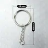 Llavero Multicolor, Multitamaño con Aro Único, Llavero Ecológico, Colgante de Cuentas, Accesorios para Llaveros, Cadena Colgante
