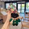 Cachecol Suéter Fofo Urso Boneca Chaveiro Criativo Laço Boneca Pingente de Bolsa Moda Pingente Decorativo