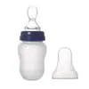 Suplemento Alimentar para Bebês Purê de Frutas Garrafa de Silicone para Lactentes, Grande Capacidade 180ml, para Apertar e Alimentar Mingau e Sopa