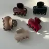 Pinza Pequeña para el Cabello Color Café Retro Estilo Coreano, Estilo Sencillo y Perezoso, Accesorio Versátil para Coletas Altas o Peinados Semirecogidos
