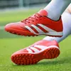 Zapatos de fútbol transfronterizos para hombres, mujeres y niños, tacos cortos MG, tacos TF para césped artificial, calzado deportivo para entrenamiento en campus para jóvenes estudiantes