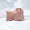 Bolsa de Satín con Cordón Suministrada Directamente, Bolsa a Prueba de Polvo de Seda para Joyería, Bolsa de Almacenamiento de Seda Artificial Hecha a Medida