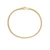 Pulsera Emanco de Acero de Titanio Dorado para Mujer, Nueva Pulsera Simple de Cadena de Caja de Acero Inoxidable Transfronteriza, Joyería Europea y Americana al Por Mayor