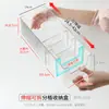 Caja de Almacenamiento para Mascarillas Faciales, Tocador de Maquillaje Acrílico, Caja Transparente con Compartimentos, Cosméticos de Escritorio, Estante de Almacenamiento de Productos para el Cuidado de la Piel de Gran Capacidad