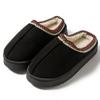 Pantuflas de Algodón de Gamuza para Pareja para Mujer Otoño e Invierno para Interior para el Hogar de Suela Gruesa con Forro Polar Zapatos Mao Mao para Exterior Zapatos de Luna