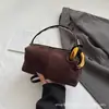 Bolso de almohada retro de gamuza transfronterizo otoño/invierno para mujer, nuevo estilo 2026, diseño único, bolso de mano, bolso de hombro, bolso cruzado