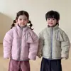 Jaqueta Infantil Acolchoada de Algodão com Lã Grossa Roupas para Meninas Jaqueta Pão Roupas de Algodão para Meninos 2026 Nova Jaqueta Acolchoada de Inverno para Bebê