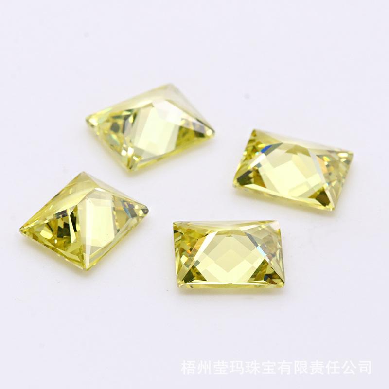 长方形橄榄锆石