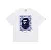 Camiseta estilosa japonesa da marca Ape Kikai Maneki Neko de manga curta para homens e mulheres, adolescentes, moda de rua e campus, camiseta juvenil de manga curta