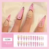 Dicas de Unhas com Pedras de Diamante Mais Vendidas no Tiktok, Arte de Unhas, Adesivos de Unhas Postiças, Unhas Longas Usáveis Feitas à Mão de Alta Qualidade Atacado
