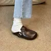 Zapatos Birkenstock Estilo Retro de Punta Cerrada y Media Pantufla con Suela Gruesa para Mujer, Nuevo Modelo 2026, Zapatos Birkenstock Slip-On de Suela Suave para Uso en Exteriores