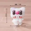 Miniatura de Resina Boneca Demônio Criativa Boneca para DIY Decoração Casa de Bonecas Paisagismo Figura Fofa Ornamento de Mesa