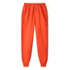 Pantalones de chándal de forro polar para hombre y mujer de 19 colores Leggings de placa ligera Pantalones de chándal Cintura elástica Pantalones de lápiz Pantalones Productos de fábrica al por mayor