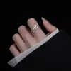 Anillo de Ala de Ángel para Mujer, Anillo Simple de Temperamento, Anillo de Moda Ajustable, Accesorios de Mano Frescos de Nicho