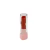 Envase de Tubo de Lipstick Shanyi con Forma de Ola de Plástico Tubo de Lipstick Vacío Transparente Inclinado Venta al por Mayor Tubo para Bálsamo Sólido