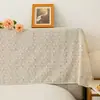 Capa de Poeira Renda Retrô Americana Capa de Cabeceira Francesa Cama de Madeira Mesa de Cabeceira Sofá Encosto Tecido Universal Decoração de Casa