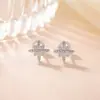 Yi Lu Yin Prata Esterlina S925 Banhado a Ouro Estilo Coreano Fashionável Personalidade Estrela Geométrica de Oito Pontas Superfície Brilhante Simples para o Dia a Dia Brincos Stud Brincos