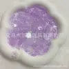 50-100 gramos de bloque de construcción de pétalos de seis hojas bola de relleno hecha a mano, slime transparente de color sólido, materiales para manualidades de transmisión en vivo