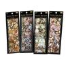 Ins tridimensional laser bronzeamento adesivos goo cartão mão conta fita material decorativo adesivos à prova d'água transparente impressão pet