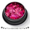 Jóias de unha com estrela de cinco pontas de 3 mm transfronteiriças, lantejoulas, laser, glitter, maquiagem para os olhos, faça você mesmo, material artesanal, epóxi