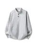 Comercio Exterior Físico 270g Peso Pesado Cuello Alto Henley Sudadera con Capucha Hombre Mezcla de Algodón Media Cremallera Manga Larga Capa Base En Stock Al Por Mayor