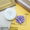 Molde de Silicona de Hortensia DIY Yeso de Aromaterapia Clip para Rejilla de Aire de Coche Piedra Difusora Colgante de Hortensia Mesa Decorativa