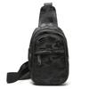 Nova Bolsa Masculina Juvenil Bolsa Pequena Bolsa de Ombro Simples para Exterior Nova Mochila Pequena Moderna de Rua Couro Pequena Bolsa de Peito
