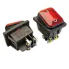 Interruptor basculante impermeable Kcd4 12V-24V con luz 30A Terminal de tornillo de 4 pines 2 posiciones Interruptor basculante impermeable