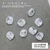 Brillante Transparente Caramelo de Azúcar Arte de Uñas Circonita Al por Mayor Alta Calidad Rectangular Forma de Corazón Base Terminada Pila Bola de Diamante Uñas Pedrería