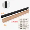 Puxador Reto em L de Ouro Simples 32mm para Gaveta, Armário, Guarda-Roupa, Puxador de Porta Estendido Preto