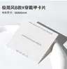 Nueva Caja de Almacenamiento de Uñas Portátil de Doble Capa Caja de Almacenamiento de Uñas Transparente Caja de Exhibición de Tarjetas de Uñas Portátiles Hechas a Mano Venta al por Mayor de Accesorios